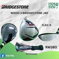#GOOD CONDITION Bridgestone J40 Wood 3 With Original Bridgestone Shaft Regular Flex - With Cover