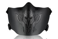 武SHOW AMOMAX 太陽神 抗彈 硬殼面罩 ( 口罩半臉面罩重機腳踏車自行車防毒面具防護罩頭套角色扮演生存遊戲整人