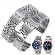 Bracelet For SEIKO 5 SRPD63K1 SKX007 009 175 173 Solid Stainless Steel Watch Chain Watch Accessories