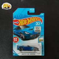 [ORIGINAL]HOTWHEELS FACTORY SEALED MAINLINE CORVETTE C7 Z06 CONVERTIBLE DIECAST MODELS