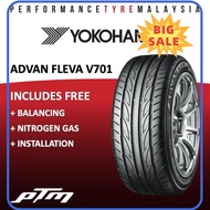 ⭐ [100% ORIGINAL] ⭐ Yokohama Advan Fleva V701 15 16 17 18 19 inch Tyre (FREE INSTALLATIONDELIVERY)