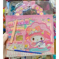 Kuromi, Melody 3D sticker book