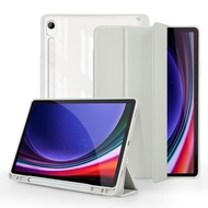 เคสฝาพับ หลังใส มีช่องใส่ปากกา ซัมซุง แท็ป เอส9พลัส  Smart Case Foldable Cover Stand For Samsung Galaxy Tab S9+ (12.4)