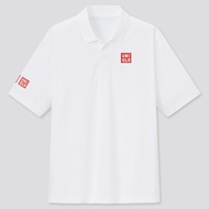 Federer Tennis Championships Wimbledon Match Training Sport Loose Collar Polo Shirt