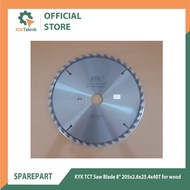Circle/plate (8") TCT Saw blade 205x2.6x25.4x40T for wood KYK