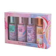 4 in 1 best gift Sweet fix Candy baby C Senorita Secret body mist_4IN1 SETNEW ARRIVAL/ Sweet fix Can