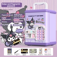 Duit Tabung Kids Money Saving Box Piggy Bank Password Digital Money Fingerprint Unlock Tabung ATM Ca