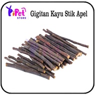 Apple Stick Hamster Rabbit Wooden Bite