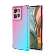 For Motorola Moto G75 G85 G34 G14 Gradient Soft TPU Anti-Drop Transparent Mobile Phone Case