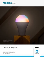 Momax Smart Rainbow IoT智能LED燈泡 (RGB) IB9S