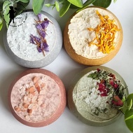 Sea Salt Soap Pink Himalayan Salt Soap Turmeric Sea Salt Bar Green Clay Pandan Sea Soap Spa Bar
