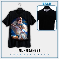 BISA COD-PROMO KAOS ANAK-REMAJA-DEWASA PRIA DAN WANITA MOTIF MOBILE LEGEND GRANGER-HAYABUSA-XBORG TE