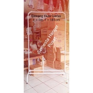 PUTIH Ekea White Gamis Goal (T=180m, L=1m) Sold per 1 set