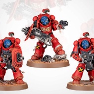 WARHAMMER 48-110 : SPACE MARINE  ERADICATOR SQUAD WITH HEAVY BOLTERS GAMES WORKSHOP