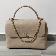 Chanel 25s beige flap bag 奶茶色 OL 通勤 番工袋 公文 公事包