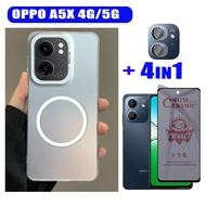 (ในสต็อก) OPPO A5X ShockProof Case สําหรับ OPPO A5i A5 Pro A3X A3 Pro เซรามิคป้องกันหน้าจอฟิล์ม 3 ใน