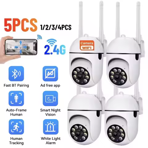 2.4G 8MP Cameras Wifi Video Surveillance IP Outdoor Security Protection Monitor 5.0X Zoom Home Wirel