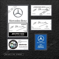 BENZ car front windshield AMG sticker S400 S450 S500 GLS450 GLE450 CLA260 E260 E300 A180 car window 
