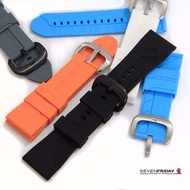 Substitute 7 seven Friday watches with male 28mm silicone P3 replacement Watch strap sports belt