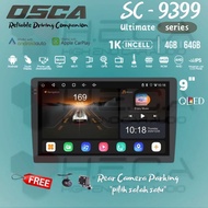 OSCA SC-9399 Ultimate Series 4/64GB Head Unit Android 9" Inch Tape Car TV + Reverse Camera