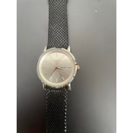DKNY Ladies Quartz Movement Stainless Steel Dial Leather Strap Casual Fashion Watch NY2482