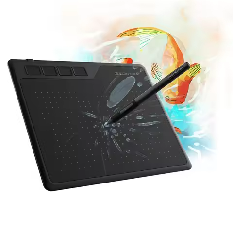 Gaomon S620 Graphics Tablet 6.5*4 Inch Small Drawing Digital Tablet for OSU Note-taking Painting Com