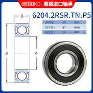 Vòng Bi Lồng Nylon Nhập Khẩu Bkd Đức 6204 6205 Vòng Bi Tốc Độ Cực Cao 6206 Trọn Bộ 6207 Vòng Bi Rãnh