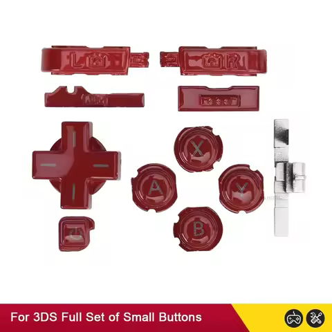 1Set For 3DS Repair Parts ABXY Button LR ZL ZR HOME Button For 3DS ABXY D-Pad Buttons Cosone Replace