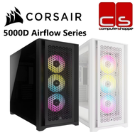 Corsair 5000D AIRFLOW Series Tempered Glass Mid-Tower ATX Case - 5000D Airflow/iCUE 5000D RGB Airflo