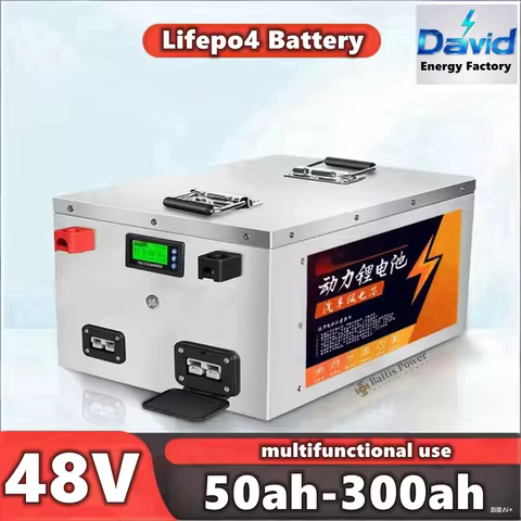 48V 200Ah Lifepo4 Battery 10KW 50Ah 80Ah 100Ah 150Ah 200Ah 250Ah 300Ah for 1000W 2000W 3000W 5000W S