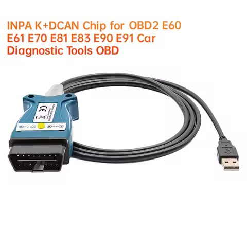 K+DCAN Chip For BMW OBD2 E60 E61 E70 E81 E83 E90 E91 Car Diagnostic Tools OBD 2 Scanner Switch USB I