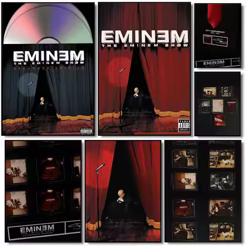 The Eminem Show Poster Prints Self Adhesive Home Decor Decoration Wall Decals Living Room Sticker