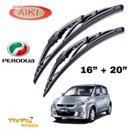 PERODUA MYVI/HYUNDAI ATOS SHIN AIKI WIPER BLADES (16”+20”)