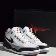 ike Air Jordan 3 Tinker NRG Nike 鉤子手稿黑白水泥 AQ3835-160 少量出貨 size：40-46