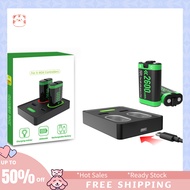 Cute Rechargeable Battery Pack With 2x2600mAh Large Capacity Batteries 2xUSB Output Ports Compatible For Xbox Series S/X Xbox One