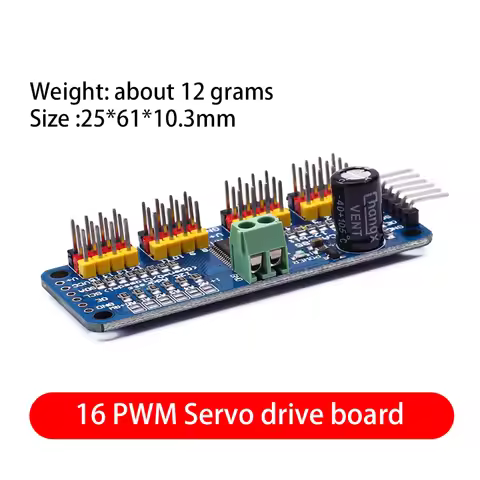 PCA9685 16 Channel 12 bit PWM Servo Motor Driver I2C IIC Module for MG90S SG90 MG995