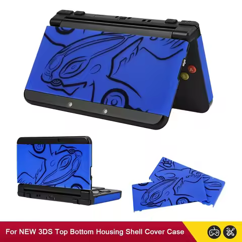 11 Colors Replacement Cover For NEW 3DS Faceplate Cover Faceplate Upper Back Battery Housing Shell A