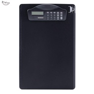 Multifunctional Clipboard with Binder Calculator Writing Pad Pen Slot & Scale for A4 Paper File Suit