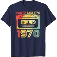 Men's cotton T-shirt Party Like It's 1970 Retro 70s Party Outfit Costume Tee T-Shirt