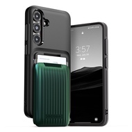 VRS DESIGN Orb Fit Case for Galaxy S25 Plus (2025) Slim Card Wallet Case [3 Cards] Minimalist and Sl