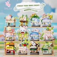 BALSA City Building Blocks, Building Blocks Micro Blocks Mini Shop Blocks,  Mini Educational Toys Ch