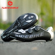 【ready】sidebike carbon road cycling shoes men racing shoes road bike ultralight self-locking bicycle sneakers breathable professional