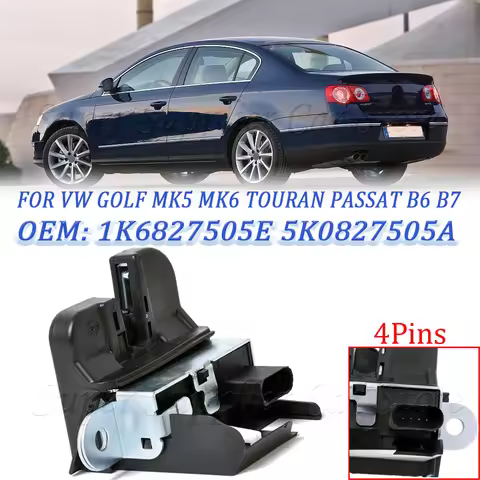 Rear Trunk Boot Lid Lock Actuator Latch For VW Passat B6 B7 GOLF MK5 6 GTI PASSAT POLO TIGUAN 1K6827