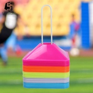 [Serenable] SiaBiced 50 Pieces Soccer Cones Square Flexible Premium Quality Soccer Training Cones fo