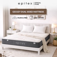 Epitex ezCozy Dual-Sided Mattress - Firm & Plush Mattress - Pocketed Coils - Vacuum Packed Mattress