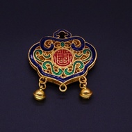 Ancient Method Gold Matte Cloisonne Oil Drip Enamel Color Bracelet Chain Alloy Jewelry Accessories R