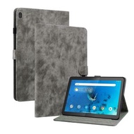 全城熱賣 - 適用於Lenovo Tab M10/Tab M10 HD 萌虎圖案平板皮套（灰色）