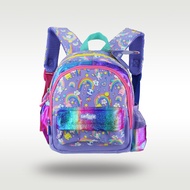 ออสเตรเลีย Original Smiggle กระเป๋านักเรียนเด็กหญิงเวอร์ชั่นเกาหลี Rainbow Rabbit กระเป๋าเป้สะพายหลังเด็กอนุบาล1-4ปี11L