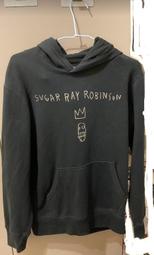 Jean Michel Basquiat × Uniqlo 聯名帽T 帽踢 Sugar Ray Robinson S號