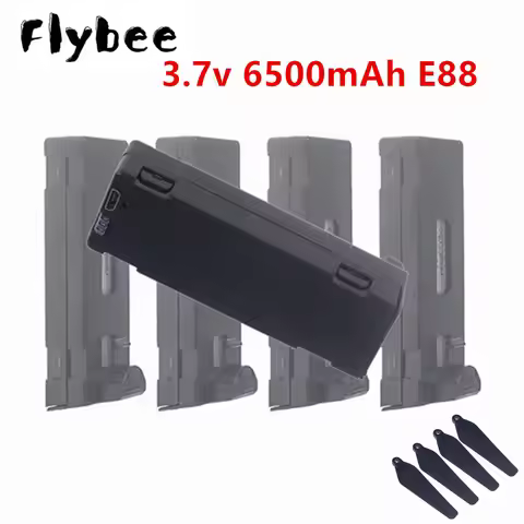 For E88 E99 P1 K3 P10 A13 S98 E525 3.7V 6500MAH Large Capacity Remote-controlled Drone RC Quadcopter